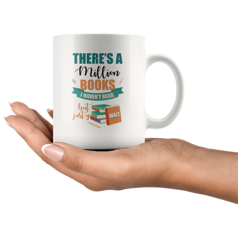 Image of A Million Books Ceramic Mug