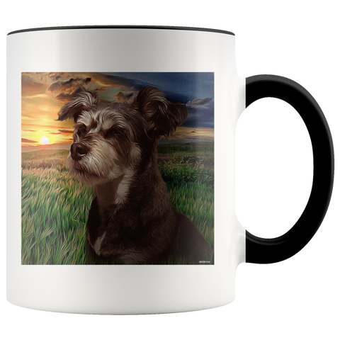 Image of Customizable Photo Ceramic Accent Mug