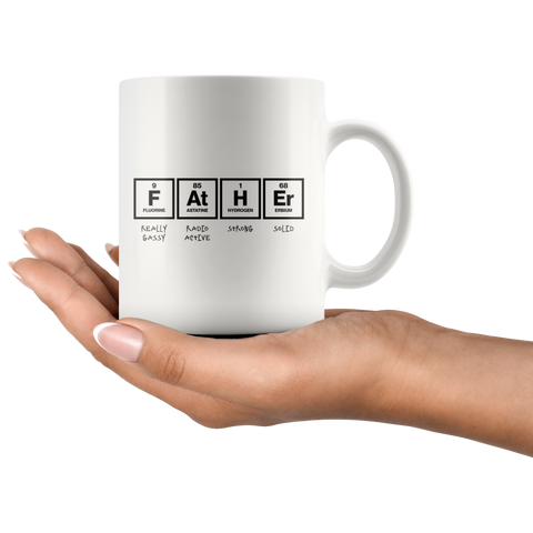 Image of Father Elements White Ceramic Mug