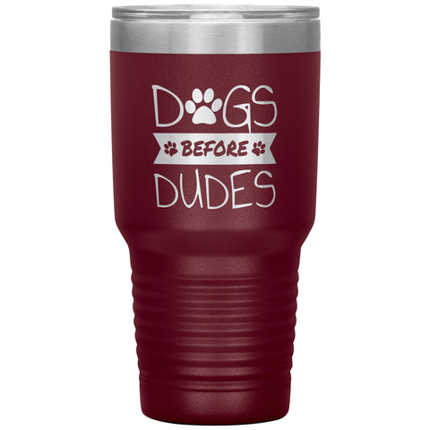Image of Dogs Before Dudes Polar Camel Tumblers