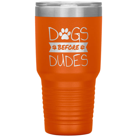 Image of Dogs Before Dudes Polar Camel Tumblers