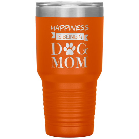 Image of Happiness_Is_Being_A_Dog_mom_Tumbler_30oz_Tumbler_Orange_Mockup.png