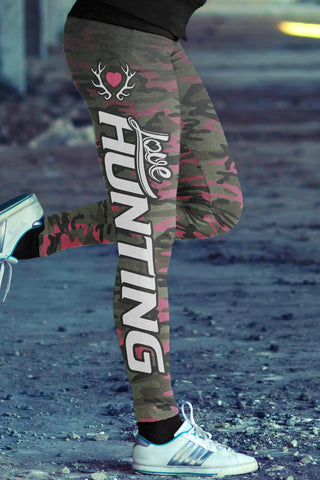 Image of Love Hunting Pink Camo Leggings