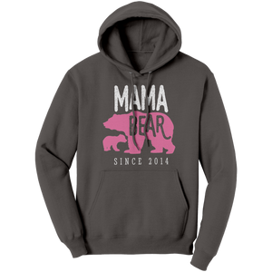 Mama Bear Since 2014 Hoodie Sweatshirt
