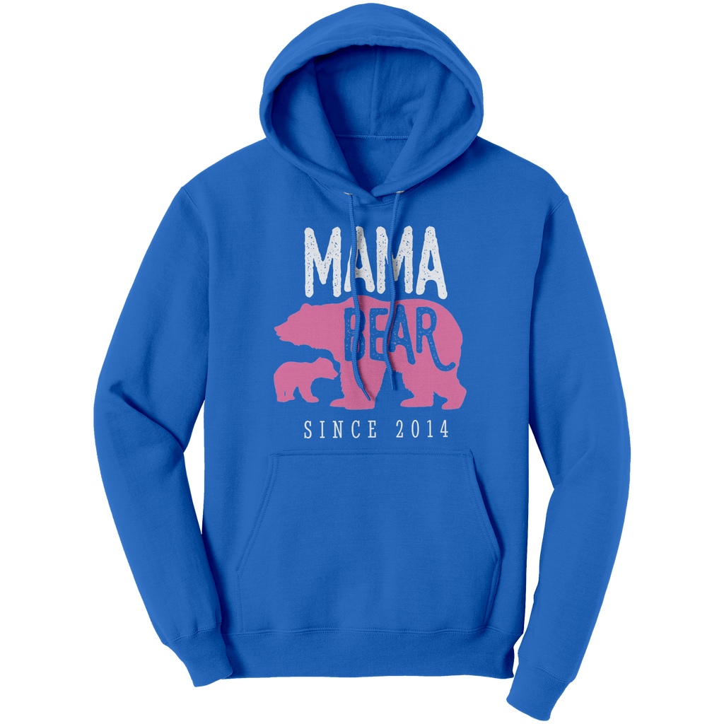 Mama_Bear_Since_2014_Hoodie_Sweatshirt_Royal_Front_Mockup.png