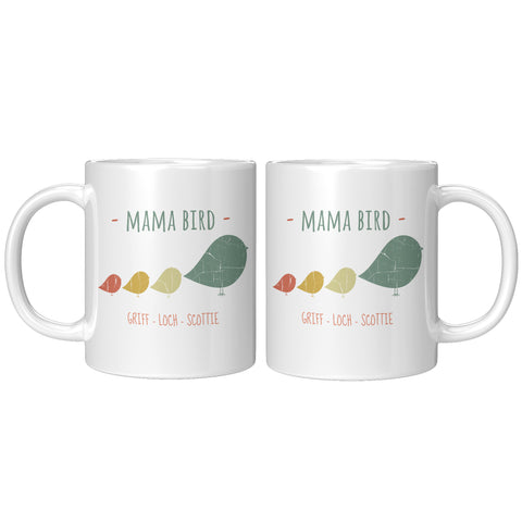 Mama Bird Mug Griff Loch Scottie