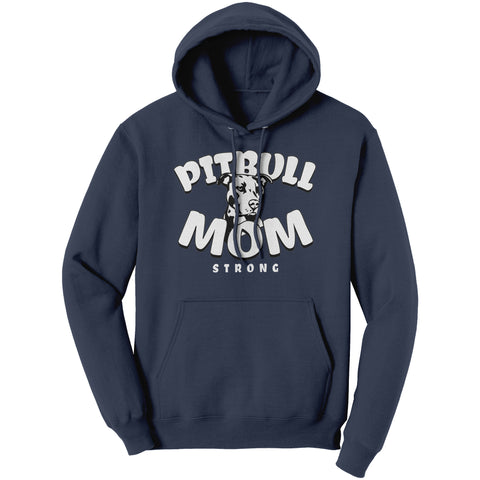 Image of Pitbull Mom Strong Hoodie