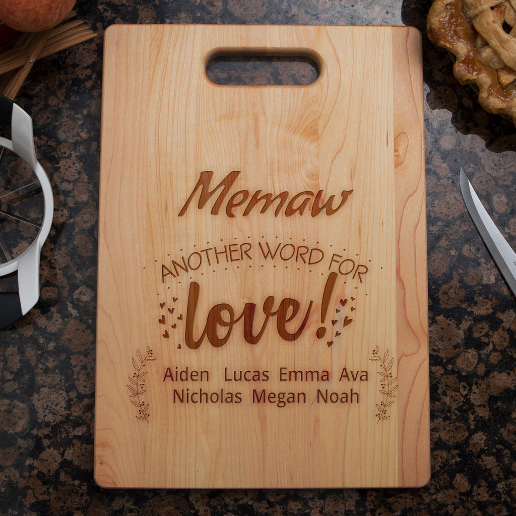 Grandma Another Word For Love Personalized Cutting Board