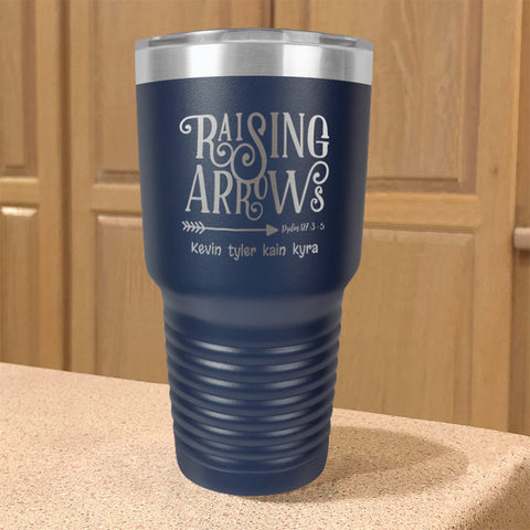 Raising Arrows Personalized Stainless Steel Tumbler