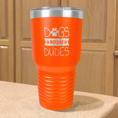 Image of Dogs Before Dudes Stainless Steel Tumbler