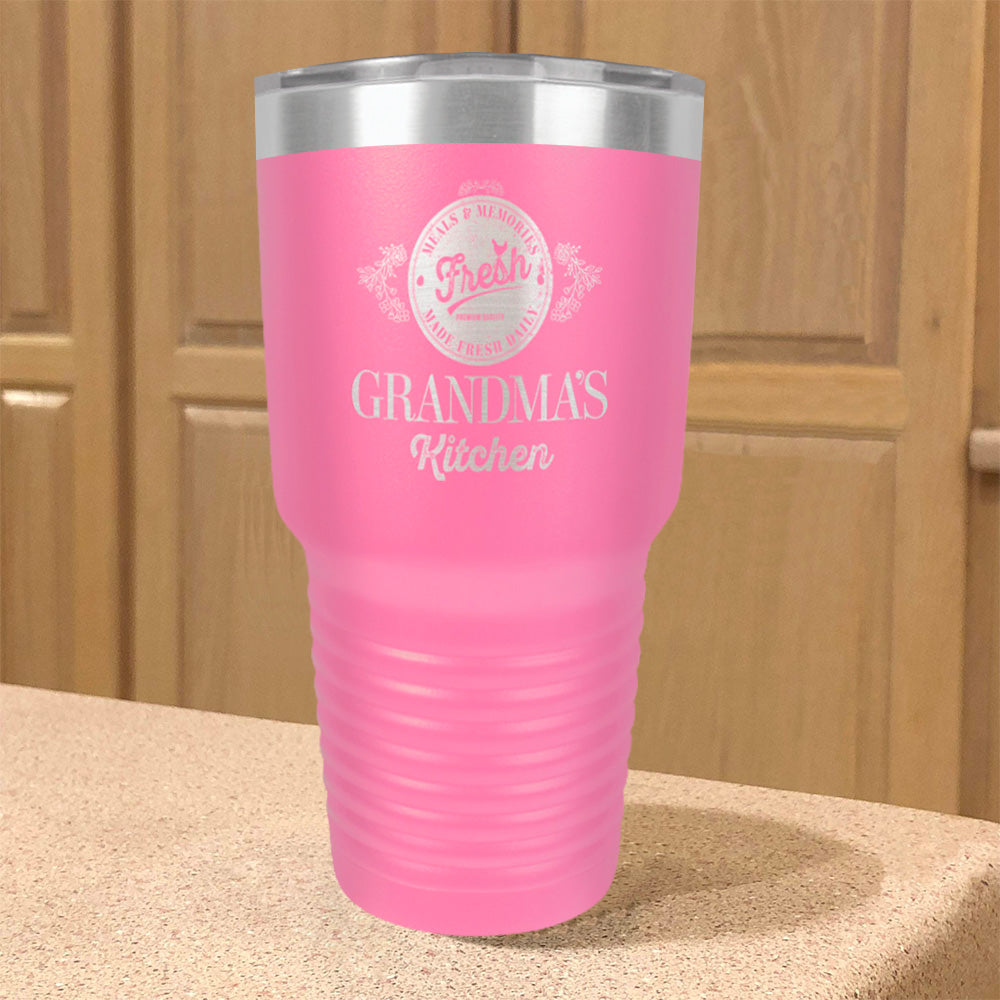 Personalized Stainless Steel Tumbler Meals & Memories