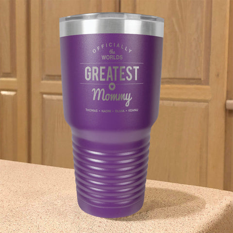 Image of Worlds Greatest Personalized Stainless Steel Tumbler