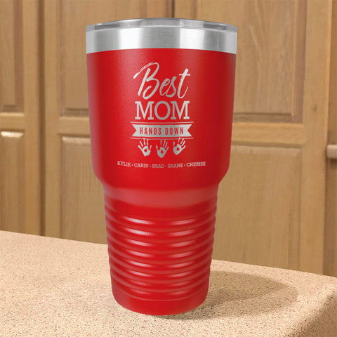 Image of Hands Down Personalized Stainless Steel Tumbler