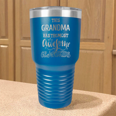 Image of Personalized Stainless Steel Tumbler AWESOME