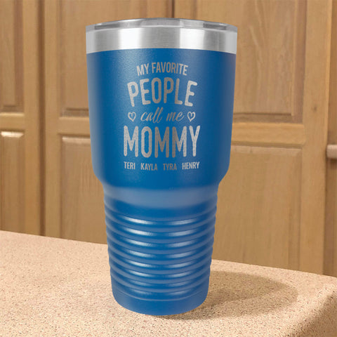 Image of Favorite People Personalized Stainless Steel Tumbler