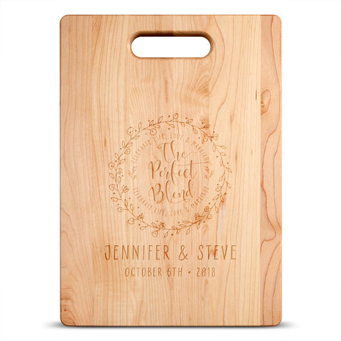 Image of The Perfect Blend Personalized Maple Cutting Board