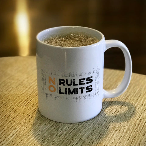 Image of Ceramic Coffee Mug No Rules No Limits