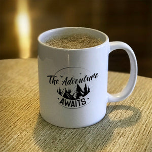 Adventure Awaits Ceramic Coffee Mug
