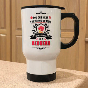 Metal Coffee and Tea Travel Mug Redhead