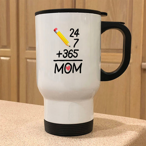 Image of 365 Mom Metal Coffee and Tea Travel Mug