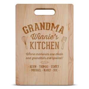 Memories are Made Personalized Maple Cutting Board