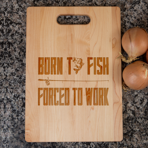 Image of Born To Fish Cutting Board