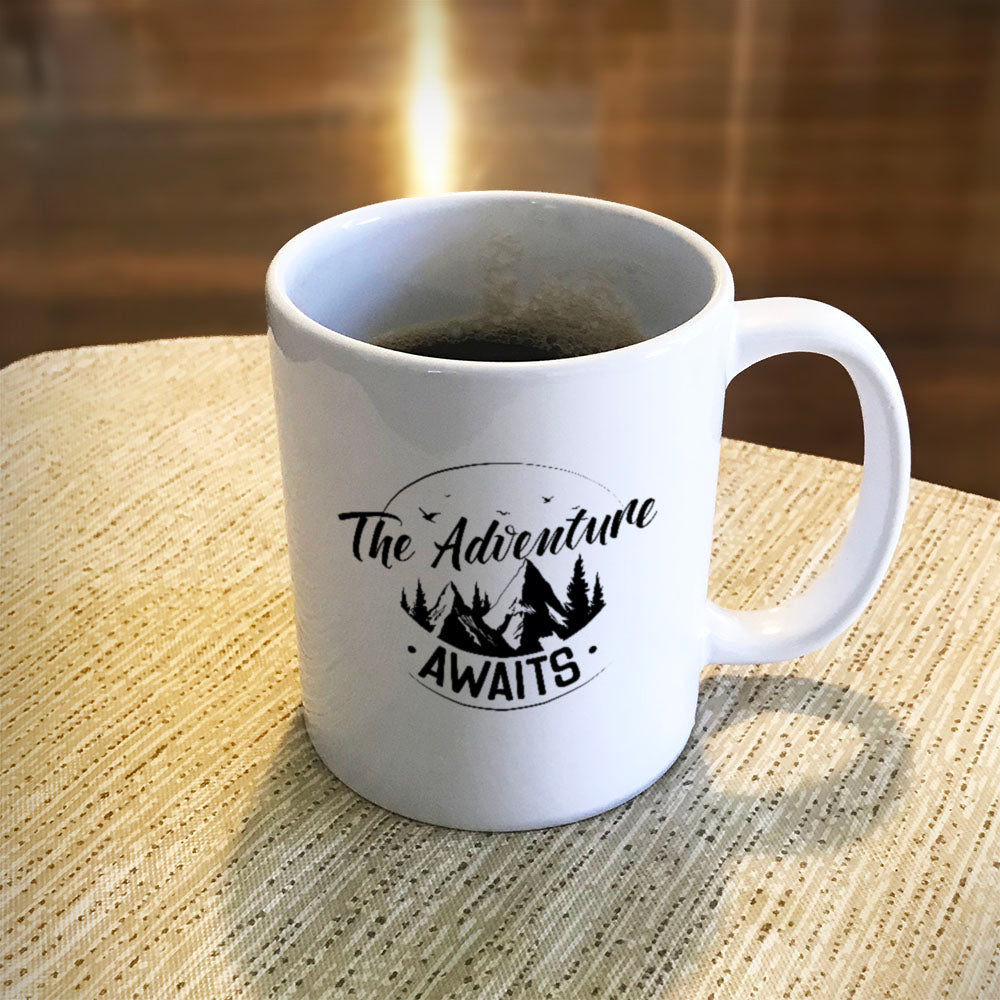 Adventure Awaits Ceramic Coffee Mug