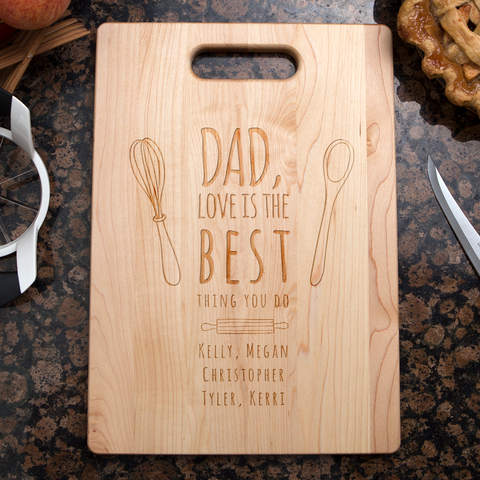 Image of Dad Personalized Maple Cutting Board