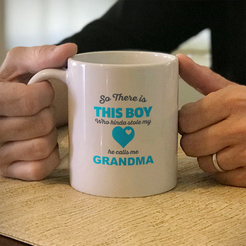 Image of So There Is This Boy Personalized Ceramic Coffee Mug