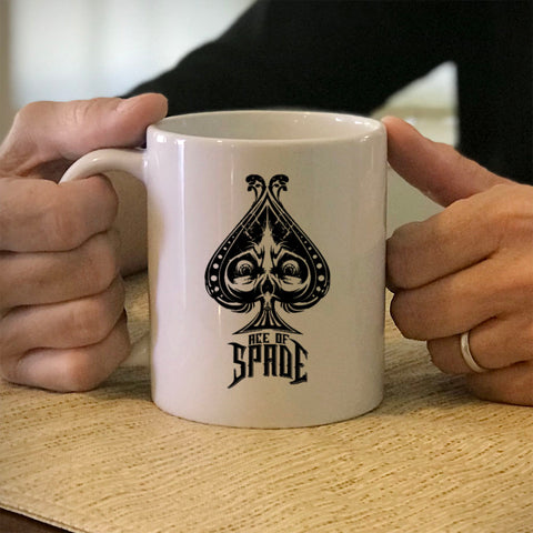Image of Ceramic Coffee Mug Ace Of Spade