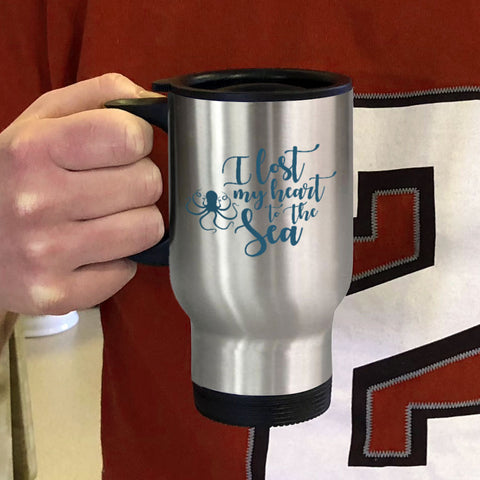 Image of Metal Coffee and Tea Travel I Lost My Heart To The Sea
