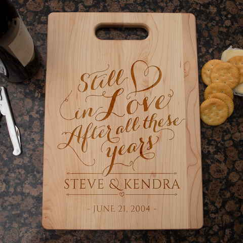 Image of Still In Love Personalized Cutting Board