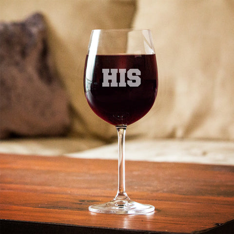 Image of His Wine Glass