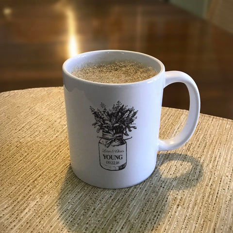 Image of Personalized Ceramic Coffee Mug Mason Jar