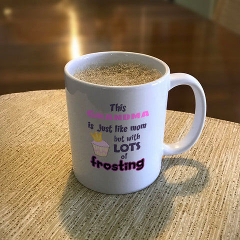 Image of Grandma Frosting Personalized Ceramic Coffee Mug