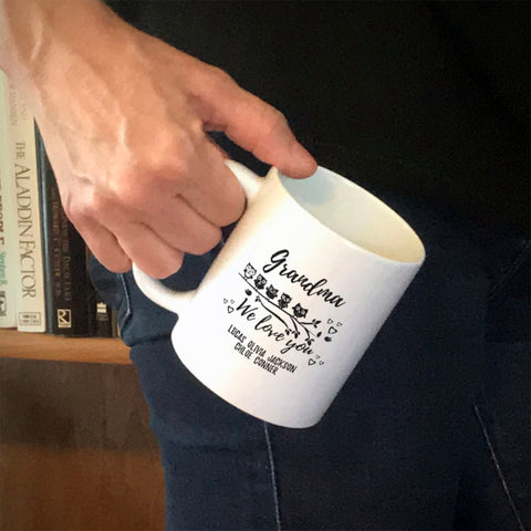 Image of Owl Love Personalized Ceramic Coffee Mug
