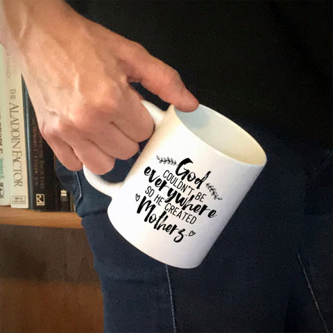 Image of Ceramic Coffee Mug God Created Mothers