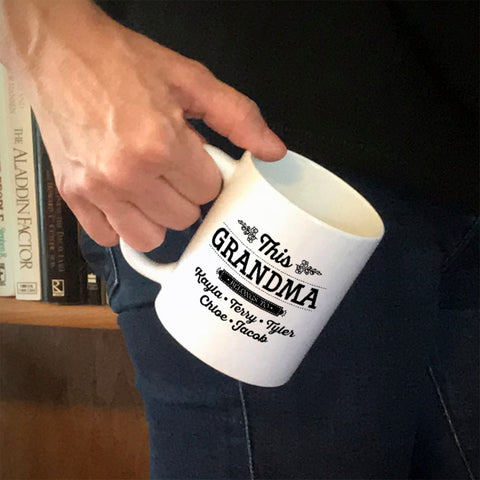 Image of Personalized Ceramic Coffee Mug This Grandma