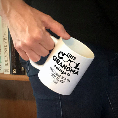 Image of This Cool Grandma Belongs To Personalized Ceramic Coffee Mug