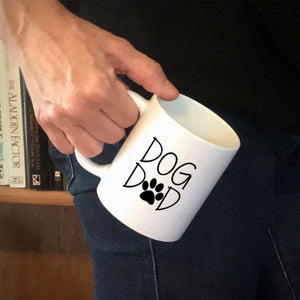 Dog Dad White Ceramic Mug