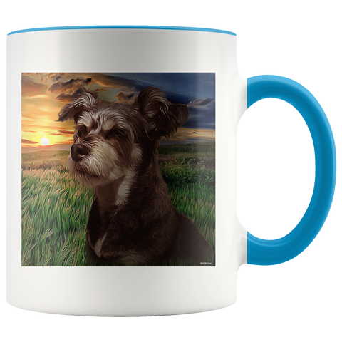 Image of Customizable Photo Ceramic Accent Mug