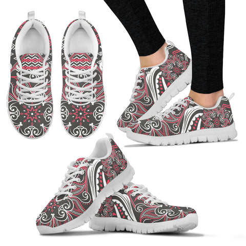Image of Mandala Running Shoes Pink and Gray