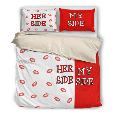 My Side Her Side Bedding Set