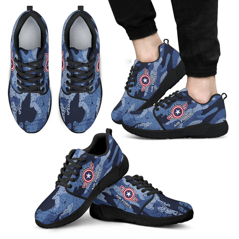 Image of Air Force Athletic Sneakers Black