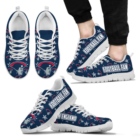 Image of New England Football Fan Sports Running Shoes