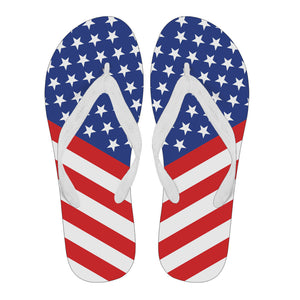 US Flag Flip Flops