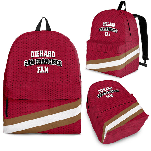 Image of Diehard San Francisco Fan  Sports Backpack