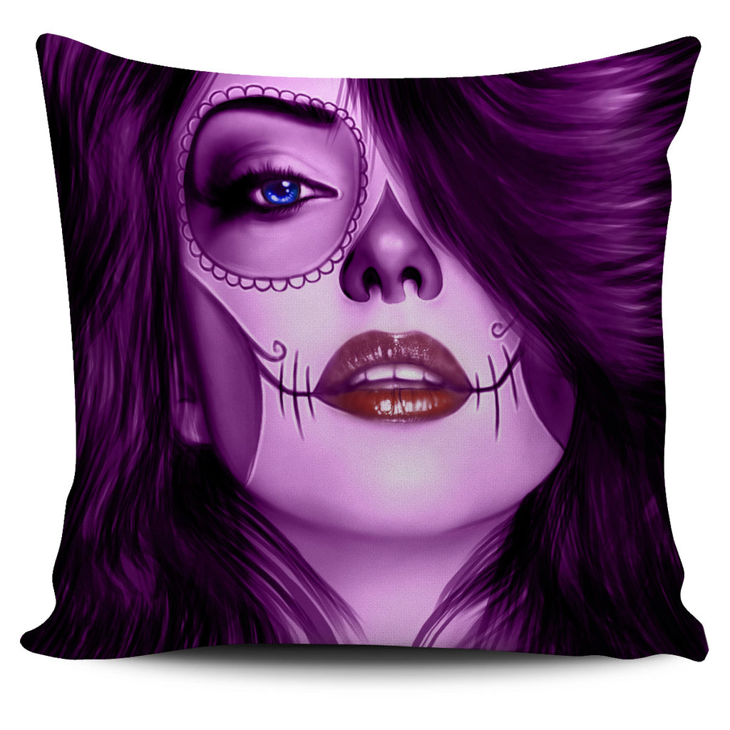 Calavera Sugar Skull Pillow Cover