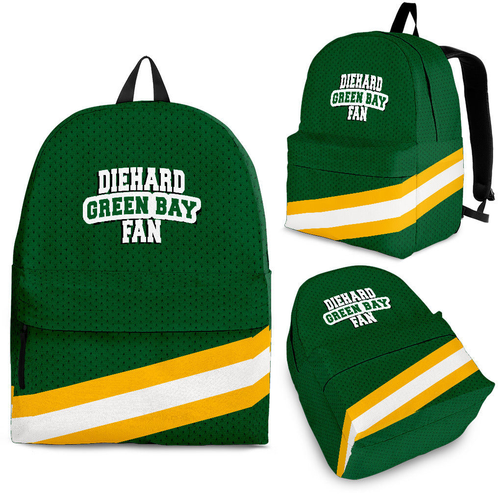 Diehard Green Bay Fan Sports Backpack