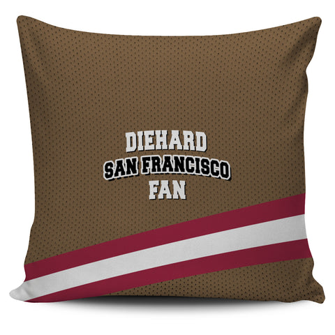 Image of Diehard San Francisco Fan Sports Pillowcase